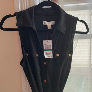 Michael Kors Petite Large Sleeveless Dress